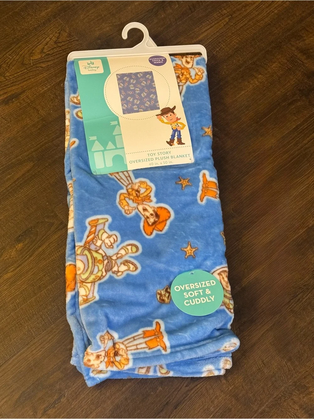 Kids toy story throw blanket